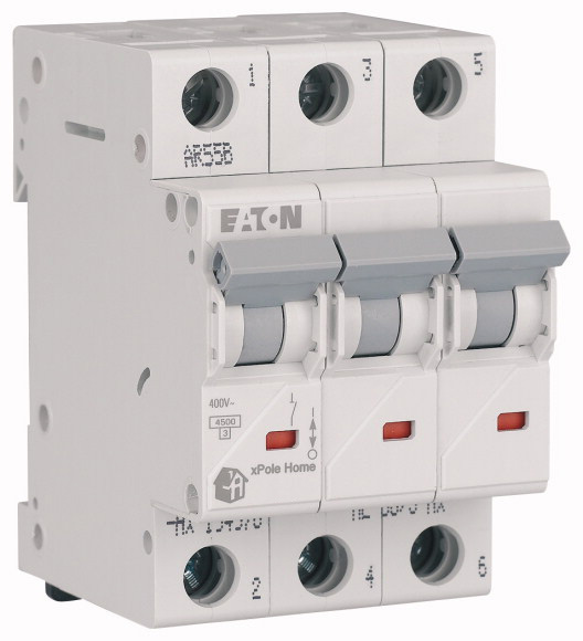 Автоматический выключатель EATON HL-C63/3, 3P, 63A, 4.5KA, 3M